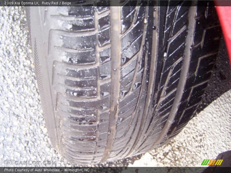 Ruby Red / Beige 2009 Kia Optima LX