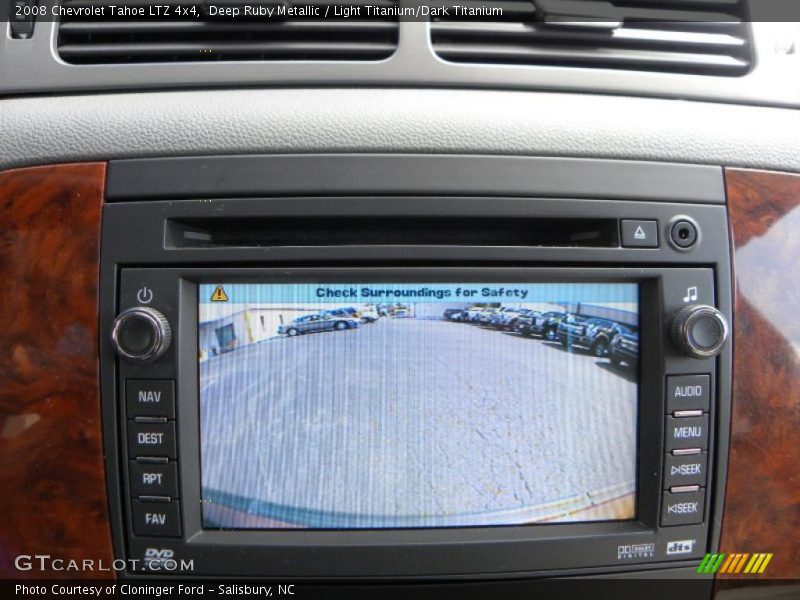 Deep Ruby Metallic / Light Titanium/Dark Titanium 2008 Chevrolet Tahoe LTZ 4x4