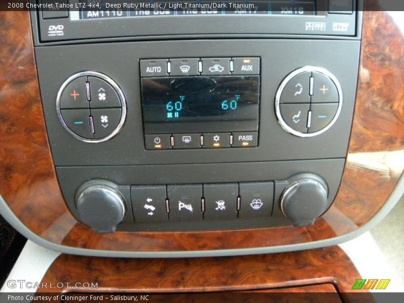 Deep Ruby Metallic / Light Titanium/Dark Titanium 2008 Chevrolet Tahoe LTZ 4x4