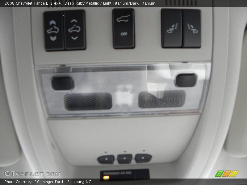 Deep Ruby Metallic / Light Titanium/Dark Titanium 2008 Chevrolet Tahoe LTZ 4x4