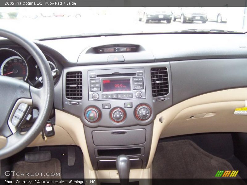 Ruby Red / Beige 2009 Kia Optima LX