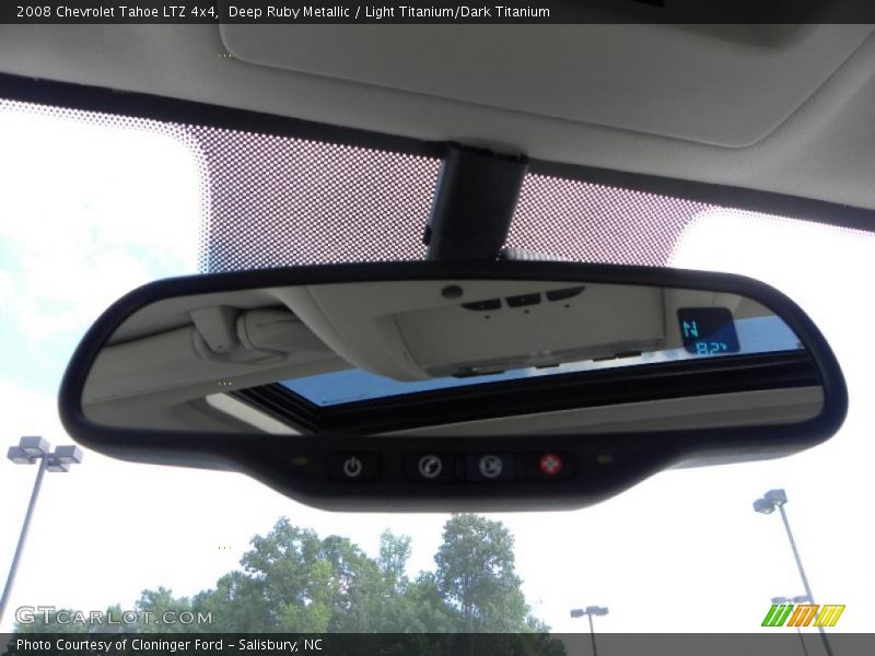 Deep Ruby Metallic / Light Titanium/Dark Titanium 2008 Chevrolet Tahoe LTZ 4x4