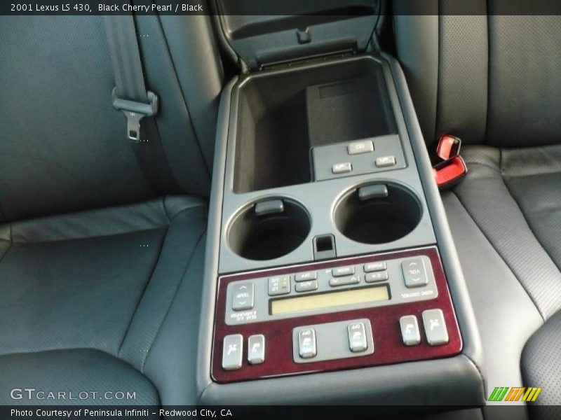 Black Cherry Pearl / Black 2001 Lexus LS 430