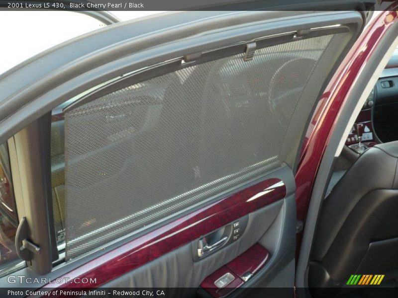 Black Cherry Pearl / Black 2001 Lexus LS 430