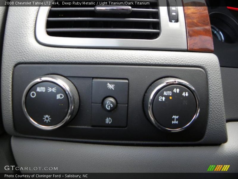 Deep Ruby Metallic / Light Titanium/Dark Titanium 2008 Chevrolet Tahoe LTZ 4x4