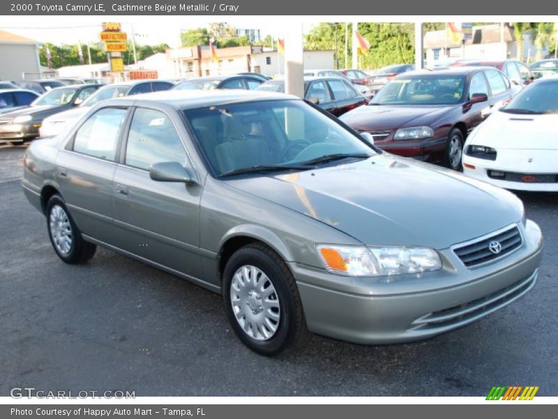 Cashmere Beige Metallic / Gray 2000 Toyota Camry LE