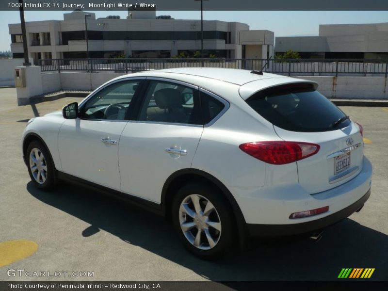 Moonlight White / Wheat 2008 Infiniti EX 35 Journey