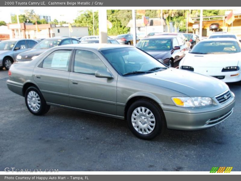 Cashmere Beige Metallic / Gray 2000 Toyota Camry LE