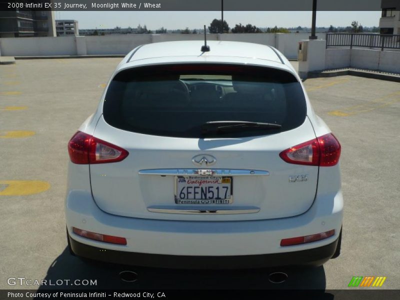 Moonlight White / Wheat 2008 Infiniti EX 35 Journey