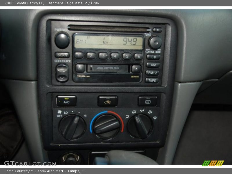 Cashmere Beige Metallic / Gray 2000 Toyota Camry LE