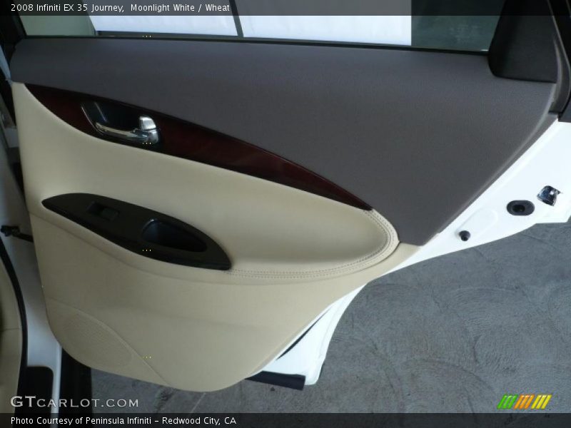 Moonlight White / Wheat 2008 Infiniti EX 35 Journey