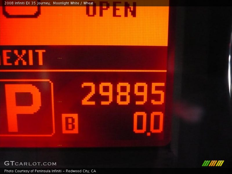 Moonlight White / Wheat 2008 Infiniti EX 35 Journey