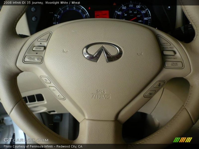 Moonlight White / Wheat 2008 Infiniti EX 35 Journey