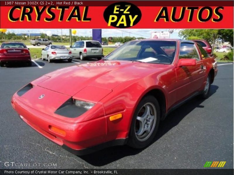 Hot Red / Black 1987 Nissan 300ZX GS 2+2
