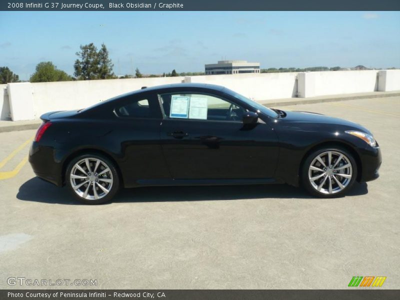 Black Obsidian / Graphite 2008 Infiniti G 37 Journey Coupe