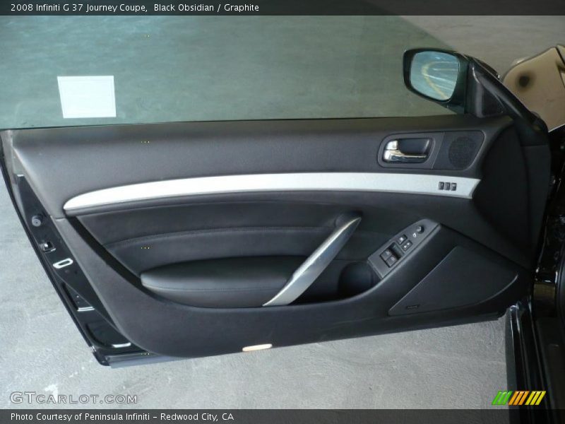 Black Obsidian / Graphite 2008 Infiniti G 37 Journey Coupe