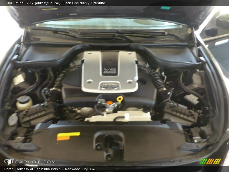 Black Obsidian / Graphite 2008 Infiniti G 37 Journey Coupe