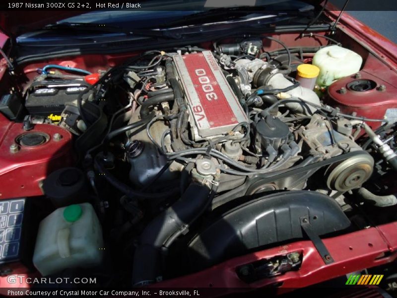 Hot Red / Black 1987 Nissan 300ZX GS 2+2