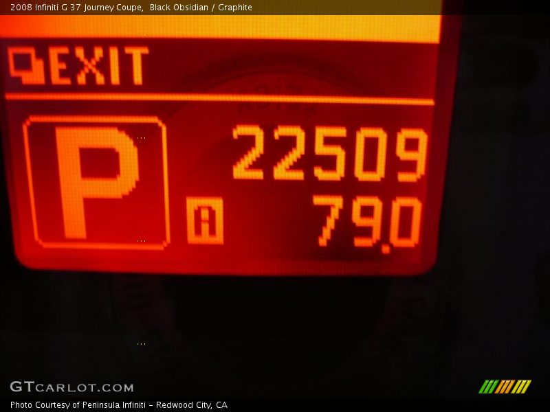 Black Obsidian / Graphite 2008 Infiniti G 37 Journey Coupe