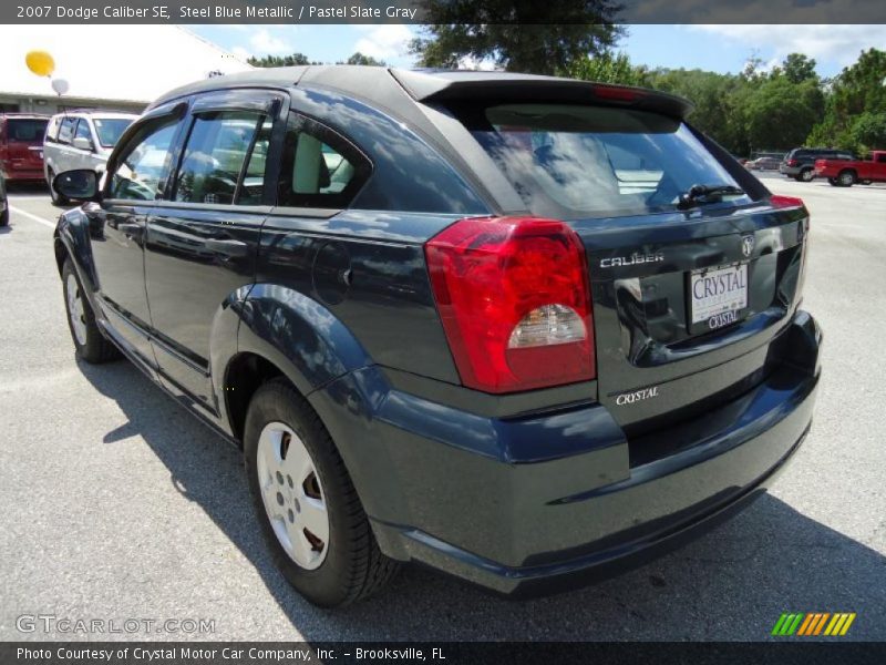 Steel Blue Metallic / Pastel Slate Gray 2007 Dodge Caliber SE