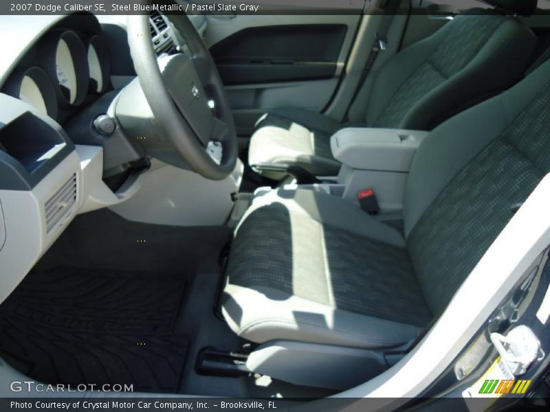 Steel Blue Metallic / Pastel Slate Gray 2007 Dodge Caliber SE