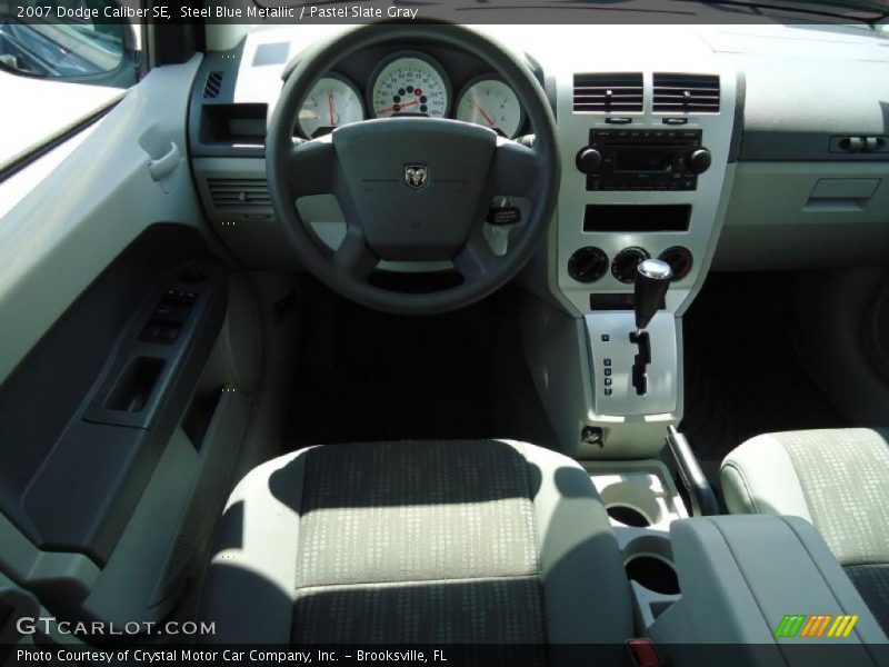 Steel Blue Metallic / Pastel Slate Gray 2007 Dodge Caliber SE