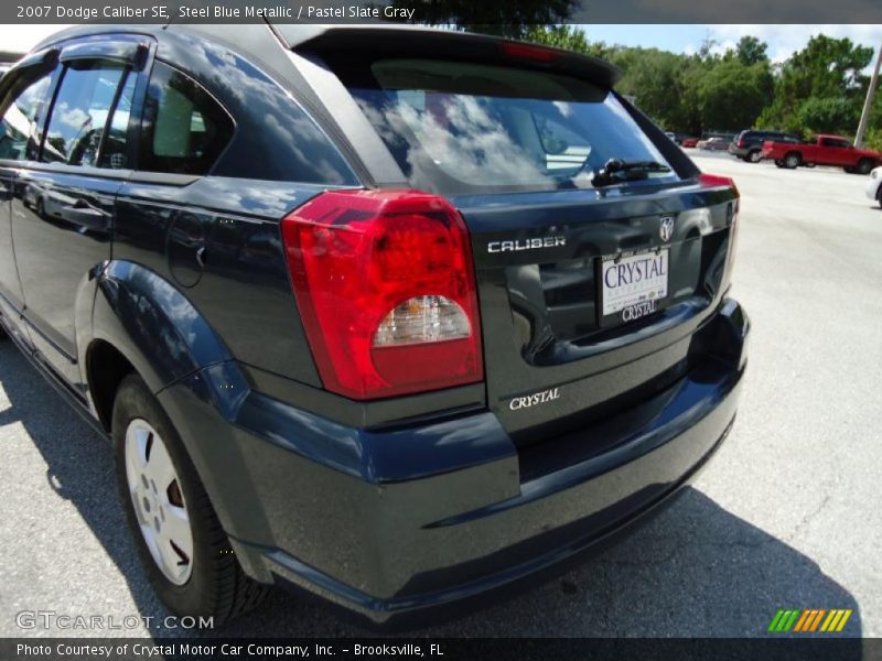 Steel Blue Metallic / Pastel Slate Gray 2007 Dodge Caliber SE