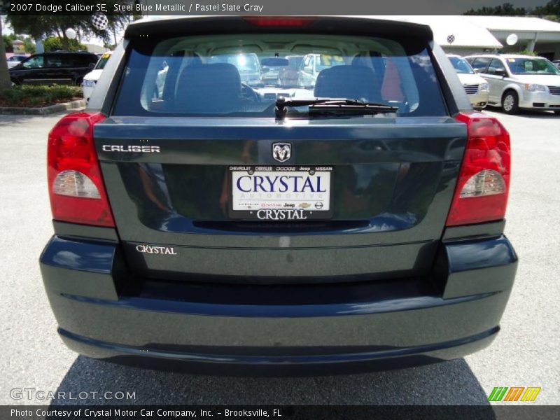 Steel Blue Metallic / Pastel Slate Gray 2007 Dodge Caliber SE