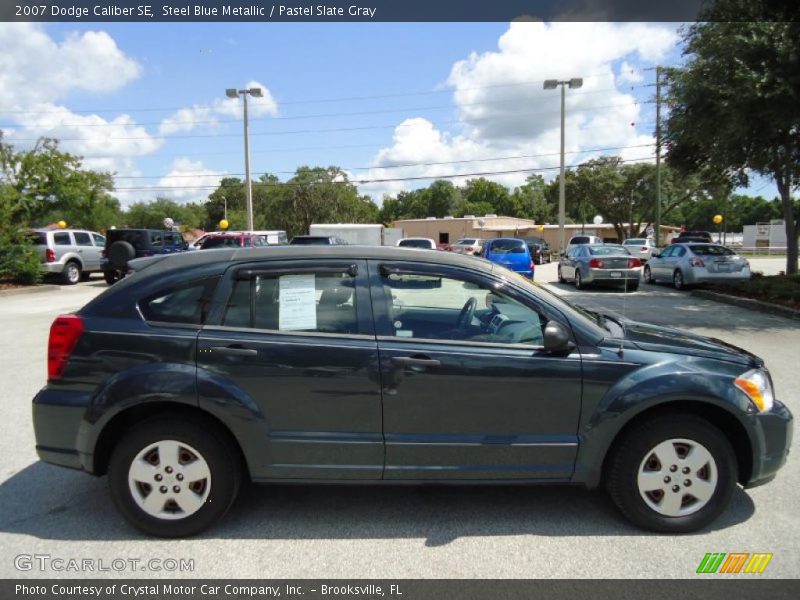 Steel Blue Metallic / Pastel Slate Gray 2007 Dodge Caliber SE