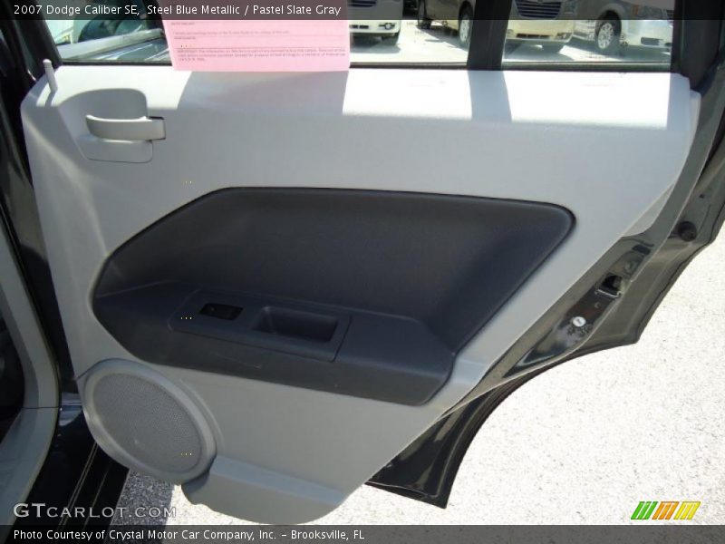 Steel Blue Metallic / Pastel Slate Gray 2007 Dodge Caliber SE