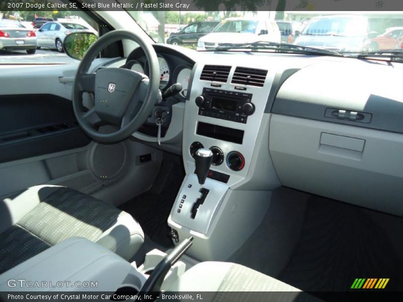 Steel Blue Metallic / Pastel Slate Gray 2007 Dodge Caliber SE