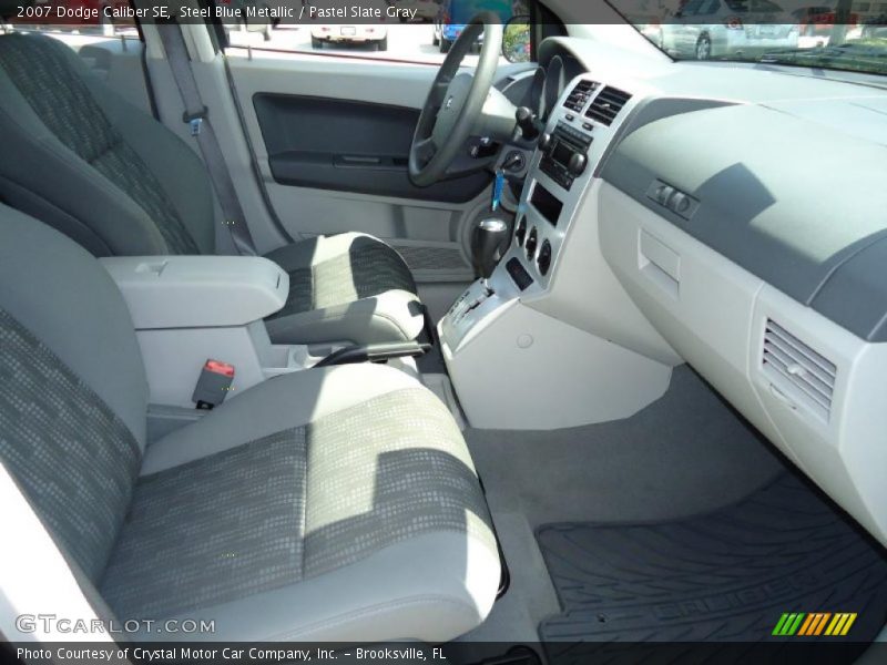 Steel Blue Metallic / Pastel Slate Gray 2007 Dodge Caliber SE