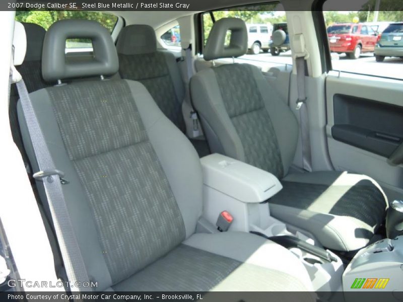Steel Blue Metallic / Pastel Slate Gray 2007 Dodge Caliber SE