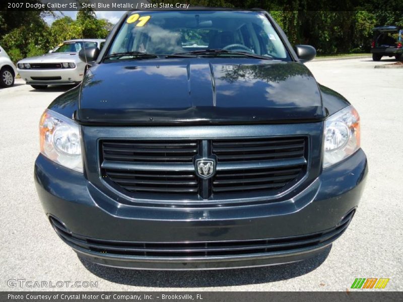 Steel Blue Metallic / Pastel Slate Gray 2007 Dodge Caliber SE