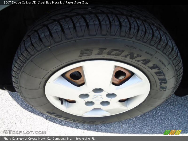 Steel Blue Metallic / Pastel Slate Gray 2007 Dodge Caliber SE