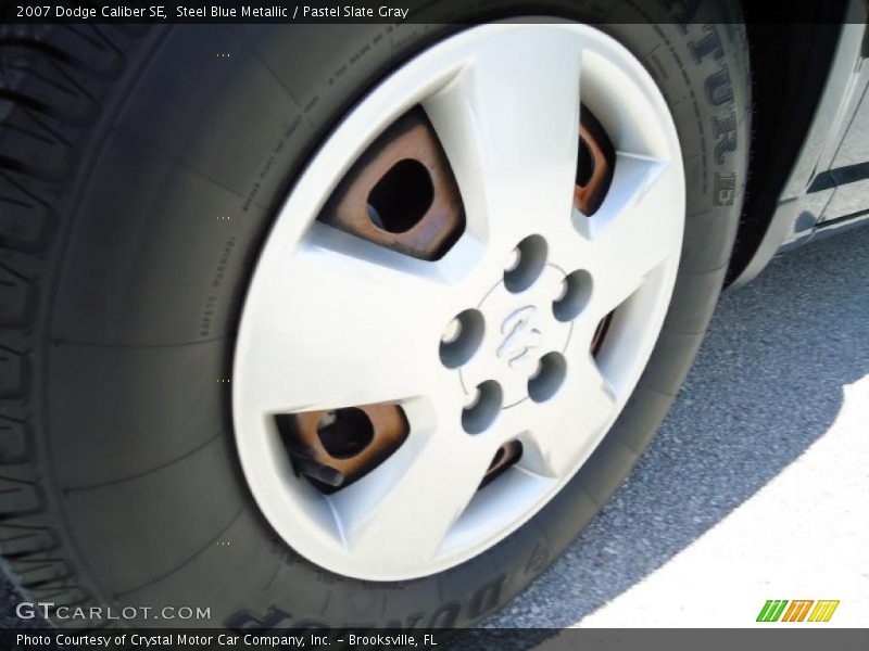 Steel Blue Metallic / Pastel Slate Gray 2007 Dodge Caliber SE