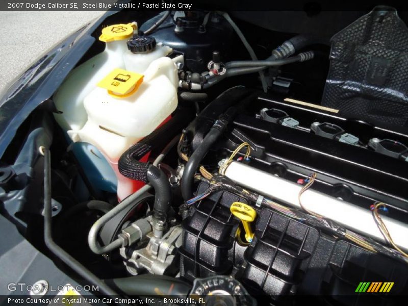 Steel Blue Metallic / Pastel Slate Gray 2007 Dodge Caliber SE