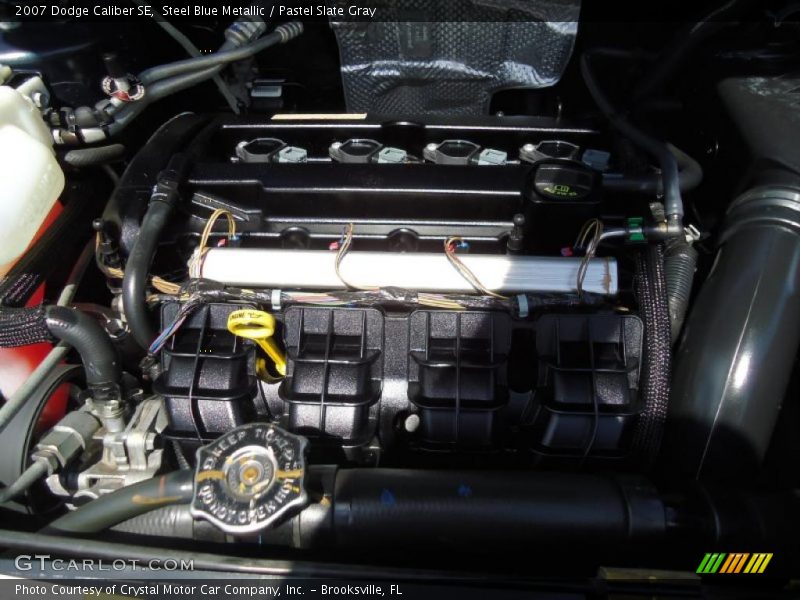 Steel Blue Metallic / Pastel Slate Gray 2007 Dodge Caliber SE