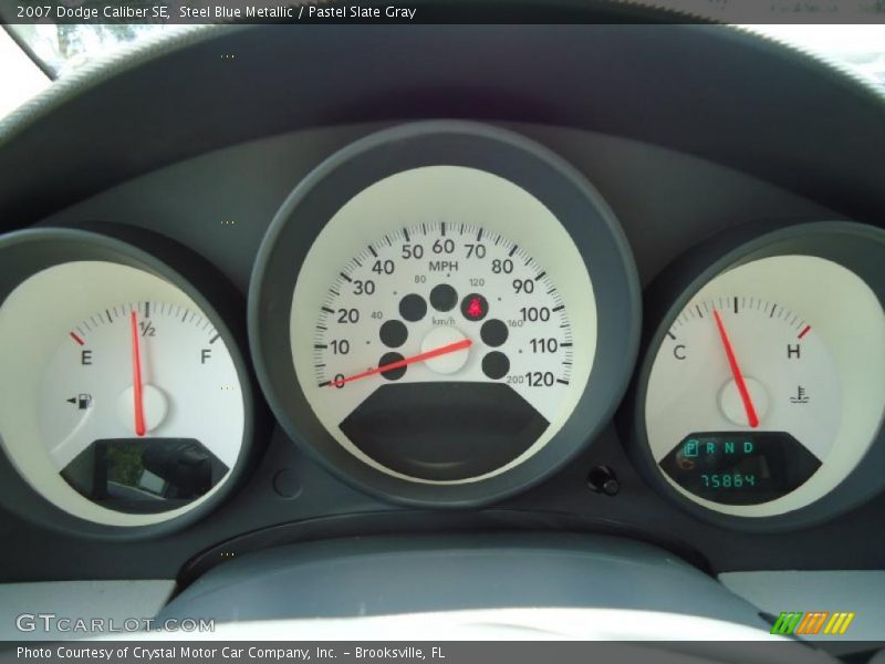 Steel Blue Metallic / Pastel Slate Gray 2007 Dodge Caliber SE