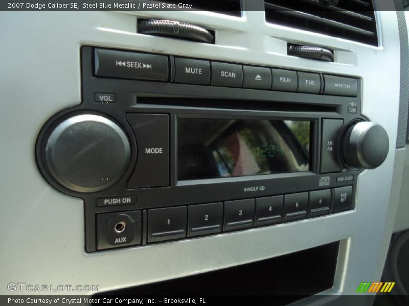 Steel Blue Metallic / Pastel Slate Gray 2007 Dodge Caliber SE