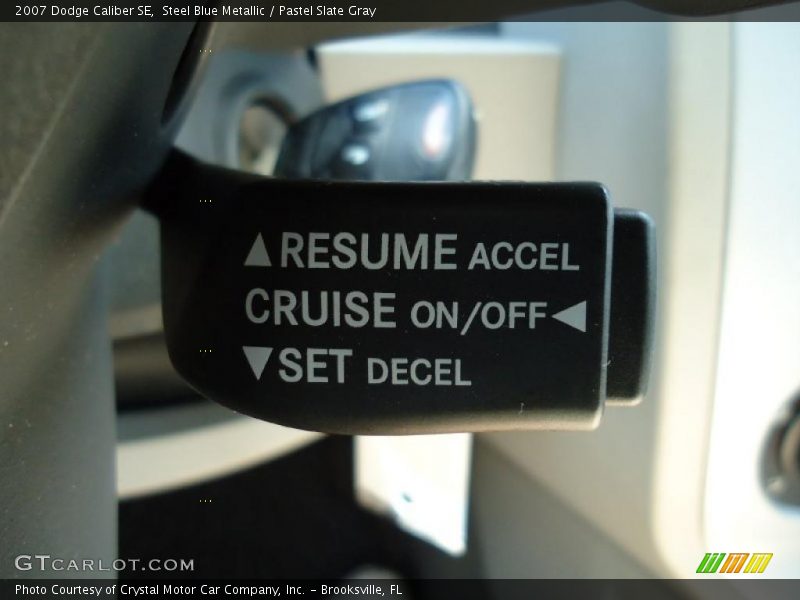 Steel Blue Metallic / Pastel Slate Gray 2007 Dodge Caliber SE