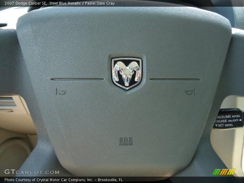 Steel Blue Metallic / Pastel Slate Gray 2007 Dodge Caliber SE