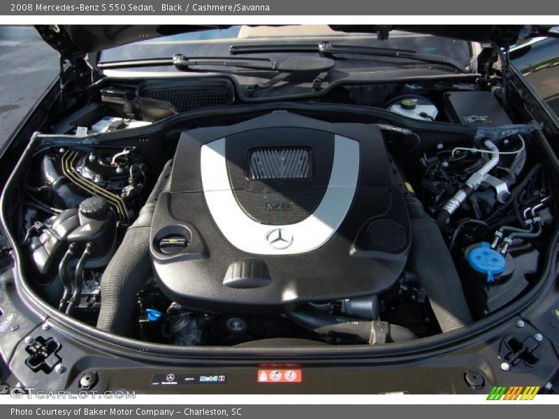 Black / Cashmere/Savanna 2008 Mercedes-Benz S 550 Sedan