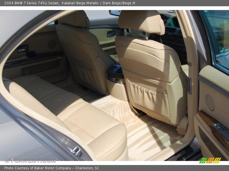 Kalahari Beige Metallic / Dark Beige/Beige III 2004 BMW 7 Series 745Li Sedan