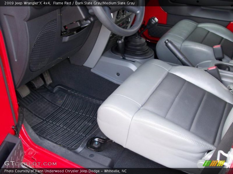 Flame Red / Dark Slate Gray/Medium Slate Gray 2009 Jeep Wrangler X 4x4