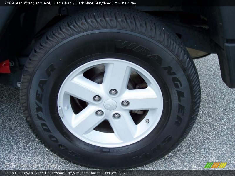 Flame Red / Dark Slate Gray/Medium Slate Gray 2009 Jeep Wrangler X 4x4