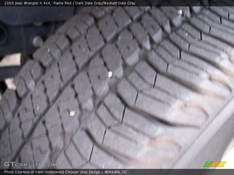 Flame Red / Dark Slate Gray/Medium Slate Gray 2009 Jeep Wrangler X 4x4