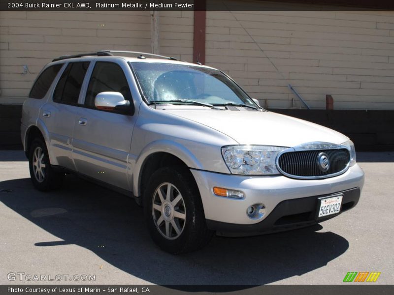 Platinum Metallic / Medium Pewter 2004 Buick Rainier CXL AWD