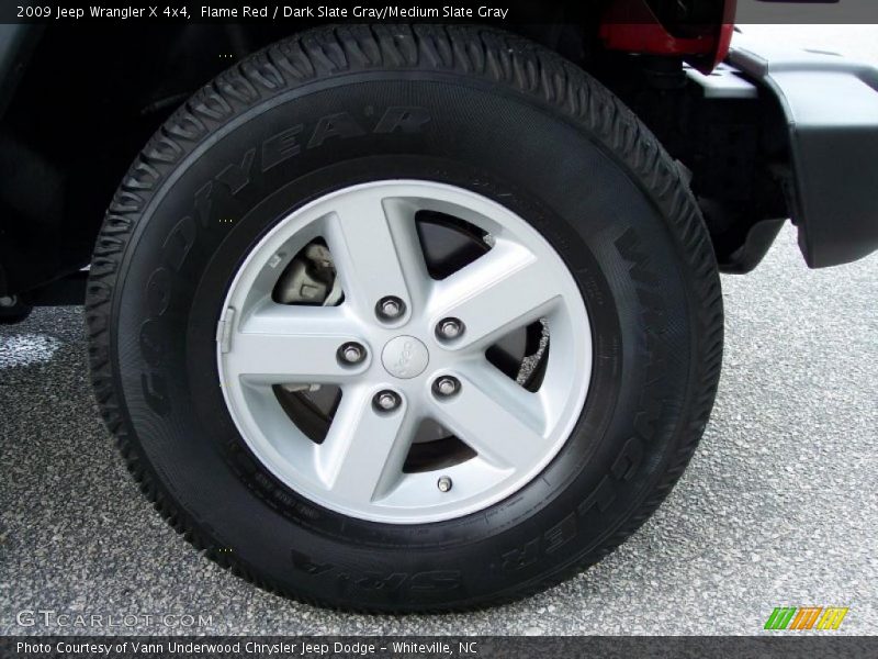 Flame Red / Dark Slate Gray/Medium Slate Gray 2009 Jeep Wrangler X 4x4