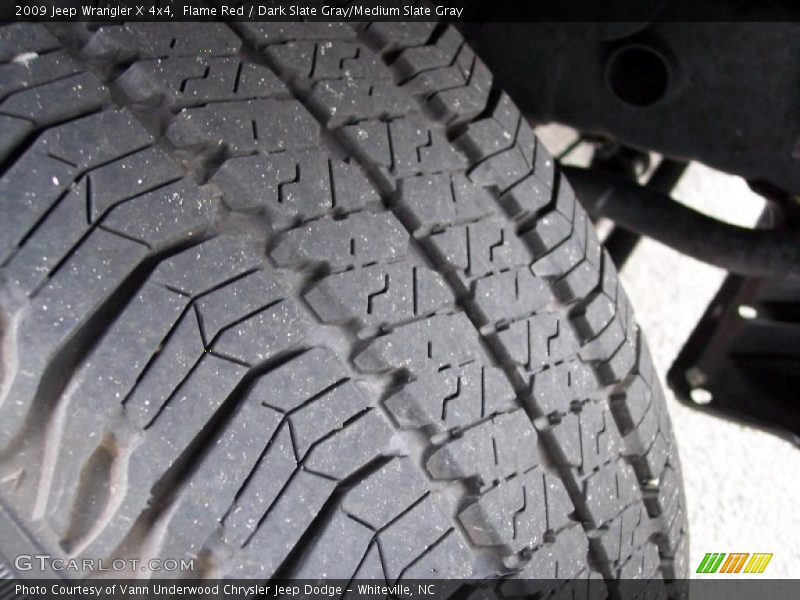 Flame Red / Dark Slate Gray/Medium Slate Gray 2009 Jeep Wrangler X 4x4